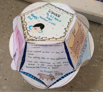 Preview of Full size Bloom Ball Book Report not editable