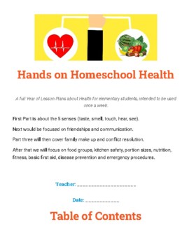 Preview of Full year Health curriculum for K-5th grade