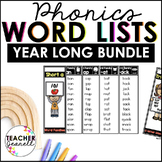 Phonics Word Lists | Phonics Intervention | Reading Fluenc