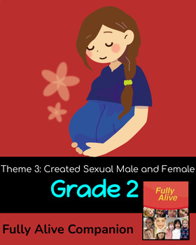 Preview of Fully Alive Grade 2 Theme Three Created Sexual Male and Female Companion Pack