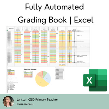 Preview of Fully Automated Grading Book | Excel