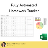 Fully Automated  Homework Tracker | Excel and Google Sheets
