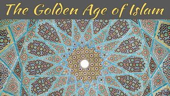 Preview of Fully Customizable Golden Age of Islam Note Presentation and Graphic Organizer