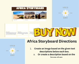 Fully Editable Africa Geography Storyboard Activity