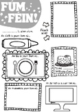 Fúm Féin - About Me worksheet