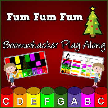 Preview of Fum Fum Fum - Boomwhacker Play Along Videos & Sheet Music