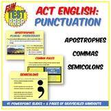Fun ACT English Punctuation PPT: Apostrophes, Commas, and 