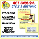 Fun ACT English Style & Rhetoric PPT: Revising, Organizing