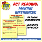 Fun ACT Reading Making Inferences PPT: Drawing Conclusions