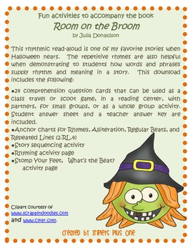 Fun Activities To Accompany The Book Room On The Broom By Julia Donaldson