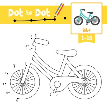 Preview of Fun Bicycle Dot to Dot