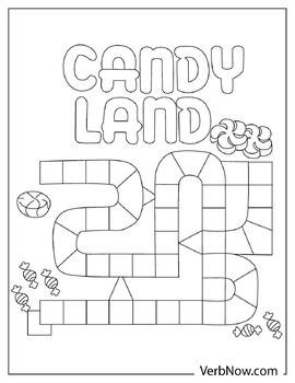 Preview of Fun Candy-land Practice Log!
