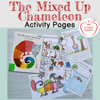 Preview of Fun Chameleon Activity Pages
