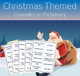 Christmas Themed Charades or Pictionary (Fun Christmas Activity)