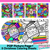 Fun Christmas Holiday Coloring Pages BUNDLE Christmas Pop 