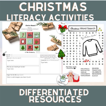 Preview of Fun Christmas Literacy Activities