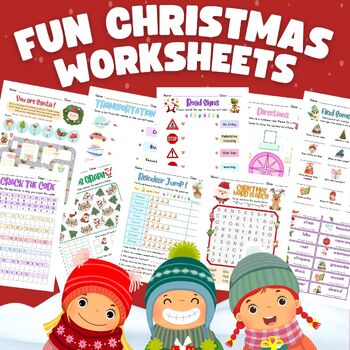 Preview of Fun Christmas Printable Worksheets