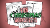 Fun Christmas Worksheets!