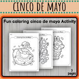 Fun Cinco de Mayo coloring activity | 3 amazing pages to color