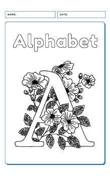 Preview of Fun & Colorable Alphabet: A Creative Learning Resource for Young Learners