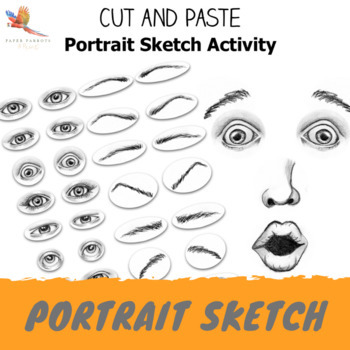 Preview of Fun Cut & Paste Portrait Drawing Activity