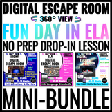 Fun Day ELA 360° View Digital Escape Room Mini-BUNDLE | No