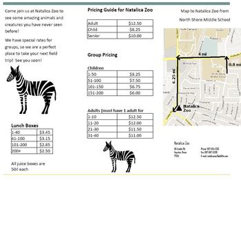 Preview of Fun Decimal Operations Real World Application