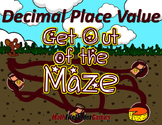 Fun Decimal Place Value Worksheets / Mazes