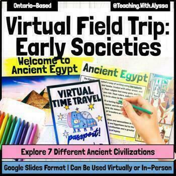 Preview of Fun Early Societies Virtual Field Trip | Ancient Civilizations Passport Project