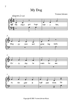 Fun &amp; Easy 1 - 5 Easy Piano Pieces With Lyrics Beginner ...