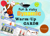 Fun & Easy Dynamic Warm-Up Cards