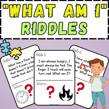 Who Am I Riddles Easy