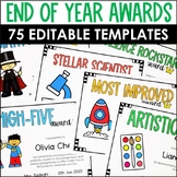 Fun End Of Year Awards Editable Class Graduation Certifica