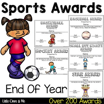 Preview of Fun End of Year Sports Awards