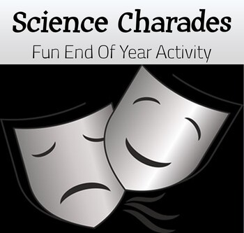 Preview of Fun End of Year Activity - Science Charades