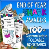 End of Year Awards Customizable Interactive Bookmarks for 