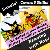 Fun End of Year Reading Activities for 5th Grade with Mulan