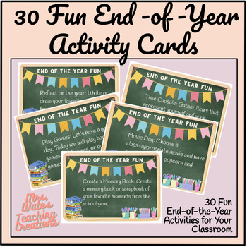 Preview of Fun End of the Year Activities Ideas & Games for Last Week of School