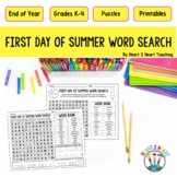 Fun End of the Year Puzzles | First Day of Summer Word Search
