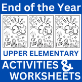 Fun End of the Year Upper Elementary Activities | EOY Work
