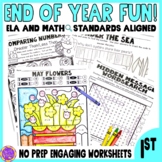 Fun End of the Year Worksheets for 1st Grade | End of Year