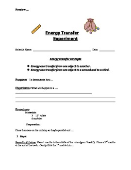 Preview of Fun Energy Transfer and Momentum Experiment