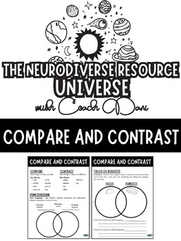 Preview of Homeschool Support/Self-Paced Learning: Compare and Contrast Activity Packet