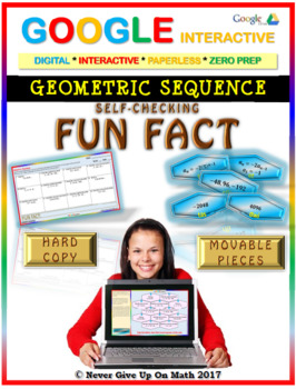 Preview of Fun Fact: Geometric Sequences (Google) Distance Learning