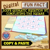 Fun Fact: Solve by Completing the Square (Google) Distance