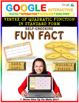Preview of Fun Fact: Vertex of Quadratic Function in SF (Google) Distance Learning