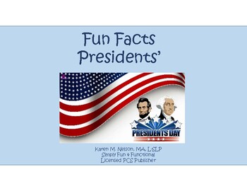 Preview of Fun Facts About Presidents