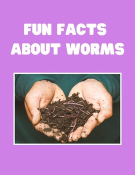 Preview of Fun Facts About Worms - Easy Classroom Book