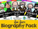 Fun Facts: Biographies Edition (Set 1)