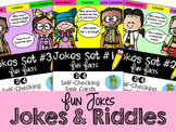 Fun Facts: Jokes Edition {Self-Checking Task Cards}